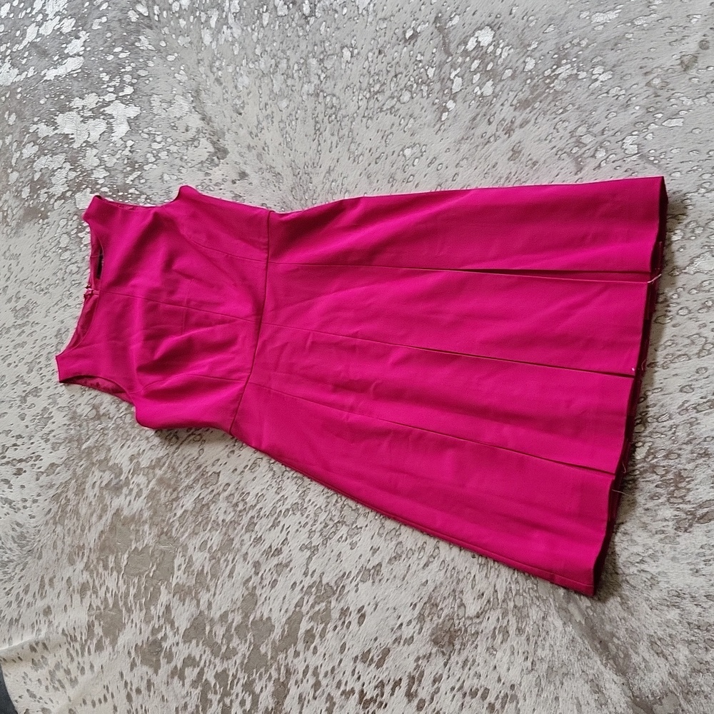 J. Crew Pleated Sleeveless A-Line Dress Two Way Stretch NWT Sz2 - Picture 4 of 9